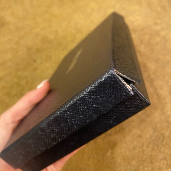 Prada Long leather wallet navy blue - Picture 2 of 14